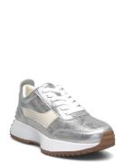 Biadoris Runner Sneaker Faux Leather Lave Sneakers Silver Bianco