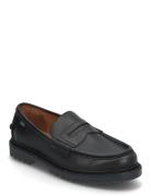 Jett Lug-Sole Leather Penny Loafer Mokasiner Lave Sko Black Polo Ralph...