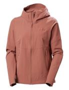 W Blaze Softshell Hood Sport Sport Jackets Pink Helly Hansen