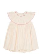 Seersucker Dress W. Heart Dresses & Skirts Dresses Casual Dresses Shor...