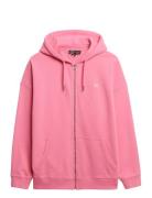 Studios Zip Hoodie Tops Sweat-shirts & Hoodies Hoodies Pink Superdry