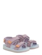 Sandal Velcro Shoes Summer Shoes Sandals Purple En Fant