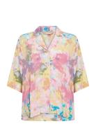 Cuvalerie Andrea Ss Shirt Tops Shirts Short-sleeved Pink Culture