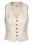 Millie Vest Cream Reiss