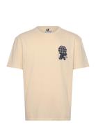 Blaze T-Shirt Tops T-shirts Short-sleeved Cream Fat Moose