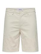 Onsmark 0011 Cotton Linen Shorts Noos Bottoms Shorts Chinos Shorts Bei...