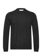 Harry Rws Designers Knitwear Round Necks Grey Tiger Of Sweden