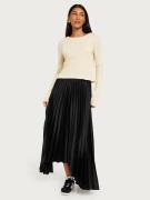 Selected Femme - Lange skjørt - Black - Slftina Hw Long Plisse Skirt B...