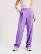 Pieces - Dressbukser - Paisley Purple - Pcblayke Hw Wide Leg Pant - Bu...