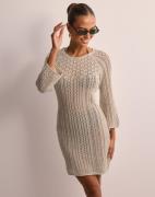 Only - Beige - Onlnola Life 3/4 Dress Ex Knt