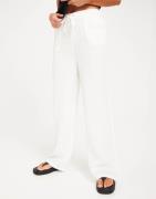 Only - Hvit - Onlthyra Long Pants Wvn Cs