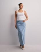 Object Collectors Item - Blå - Objellen Mw Long Denim Skirt Noos