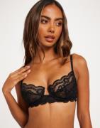 Nelly - Svart - Clarity Balcony Bra