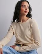 Object Collectors Item - Beige - Objthess L/S O-Neck Knit Pullover N