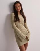 Vero Moda - Beige - Snrayee Ls Knit Mini Dress - Mco