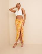 Nelly - Multi/Mønstrete - Twist Waist Printed Skirt