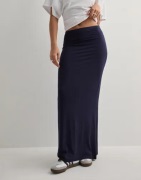 Nelly - Blå - Perfect Low Waist Maxi Skirt