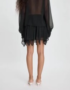 Nelly - Svart - Flowy Mini Skirt