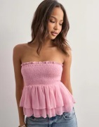 Nelly - Rosa - Chiffon Smock Top