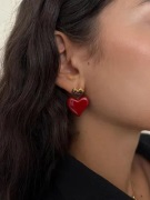 Muli Collection - Gull - Scarlet Heart Earring