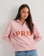 Pieces - Rosa - Pcjordan Ls Half Zip Knit Bc