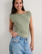 Nelly - Grønn - Ultra Soft Shoulder Top