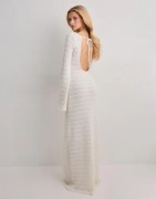 Nelly - Hvit - Crochet Maxi Dress