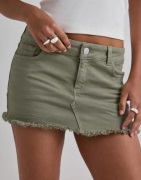 Nelly - Grønn - Colored Heart Pocket Jeans Skirt