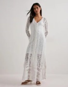 Vero Moda - Hvit - Vmkennedy Ls Ankle Dress Jrs Exp