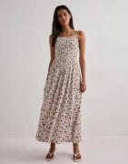 Only - Blomstrete - Onlmolly S/L Long Dress Jrs