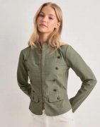 Nelly - Grønn - Cotton Detailed Jacket