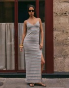 Nelly - Multi/Mønstrete - Chill Stripe Maxi Dress