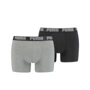 PUMA Boxer Basic 2-Pakk - Grå/Sort