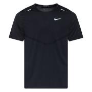 Nike Løpe t-skjorte Dri-FIT Rise 365 - Sort/Sølv