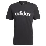 adidas T-Skjorte Essential Linear Logo - Sort/Hvit