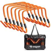 Unisport Treningshekk 6-pack - Oransje/Sort