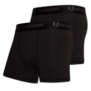 Unisport Boxer 2-Pakk - Sort