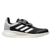 adidas Løpesko Tensaur Run Velcro - Sort/Hvit Barn