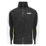 Diadora Treningsjakke Full Zip - Svart/Hvit