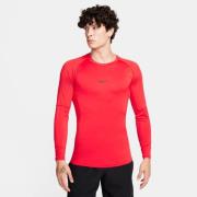 Nike Pro Baselayer Dri-FIT - Rød/Sort Langermet