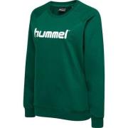 Hummel Go Cotton Logo Genser - Grønn Dame