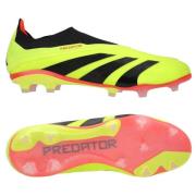 adidas Predator Elite Laceless FG Energy Citrus - Gul/Sort/Rød Barn