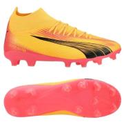 PUMA Ultra Pro FG/AG Forever Faster - Sun Stream/Sort/Rosa Barn