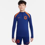 Nederland Treningsgenser Dri-FIT Strike Drill - Navy/Oransje Barn