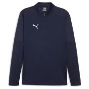 PUMA Treningsgenser teamFINAL 1/4 Glidelås - PUMA Navy/Sølv