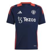 Manchester United Trenings T-Skjorte Tiro 24 - Night Indigo/Rød Barn