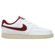 Nike Sneaker Court Vision Low Next Nature - Hvit/Burgunder Dame