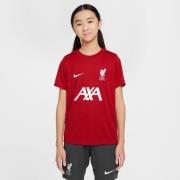 Liverpool Trenings T-Skjorte Dri-FIT Academy Pro - Rød/Hvit Barn