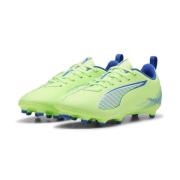 PUMA Ultra 5 Play FG/AG Lights Out - Fizzy Apple/Hvit/Blå Barn