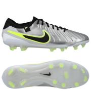 Nike Tiempo Legend 10 Elite FG Mad Voltage - Sølv/Sort/Neon